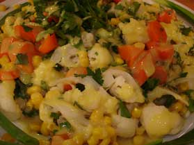 Karnabahar Salatası, Karnabahar Salatası Tarifi, Resimli Oktay Usta Karnabahar Salatası Tarifi Yapılışı