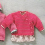 dugmeli kiz bebek hirka modelleri