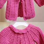 pembe kiz bebek cok guzel hirka modelleri