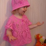 pembe kiz bebek hirka ornek modelleri