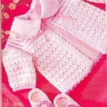 pembe kiz bebek orgu hirka modelleri