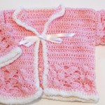 tig ile orulmus pembe kiz bebek hirka modelleri