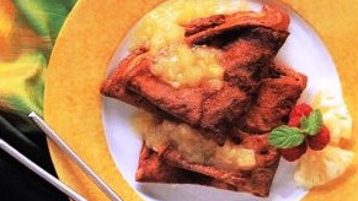 Çikolata Sufleli Krep