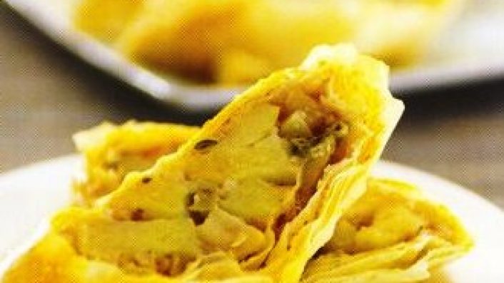 Stilton Peynirli Elmalı Ştrudel